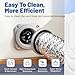 Haoledy Magnetic Dryer Vent Connector Kit, with Dryer Vent Hose 4