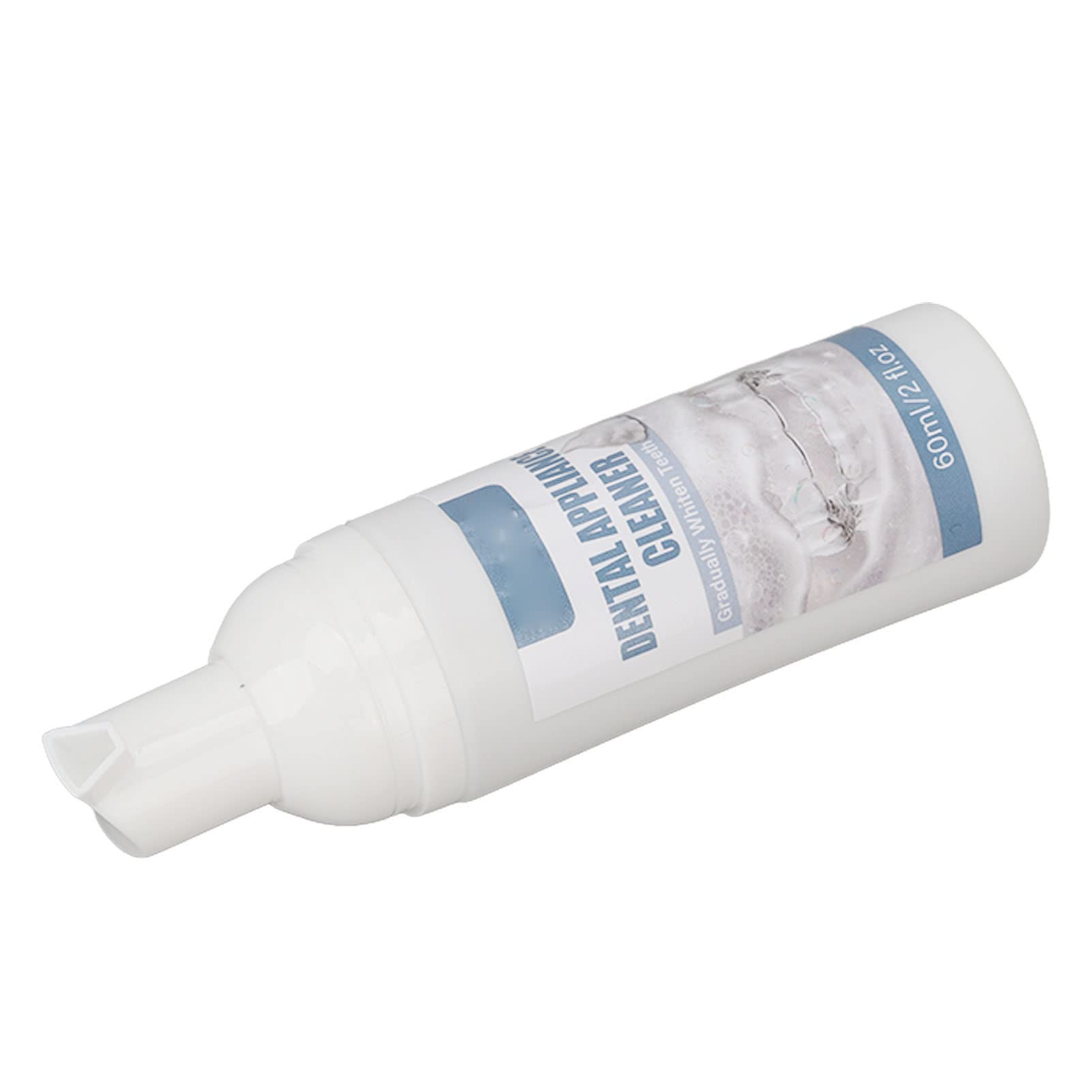 2 szt. 60ml Pianka do Wybielania Zębów, Aparat Ortodontyczny i środek do Czyszczenia Aligner, Długotrwała świeżość Pasta do Zębów Alternatywa dla Pielęgnacji Jamy Ustnej