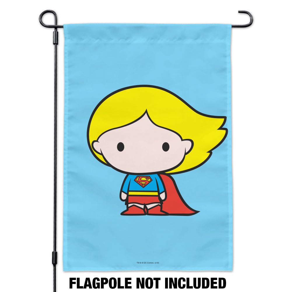 GRAPHICS & MORE Superman-Chibi-Figur Garten-Flagge – Nur Flagge, Ohne Stange, Bunt