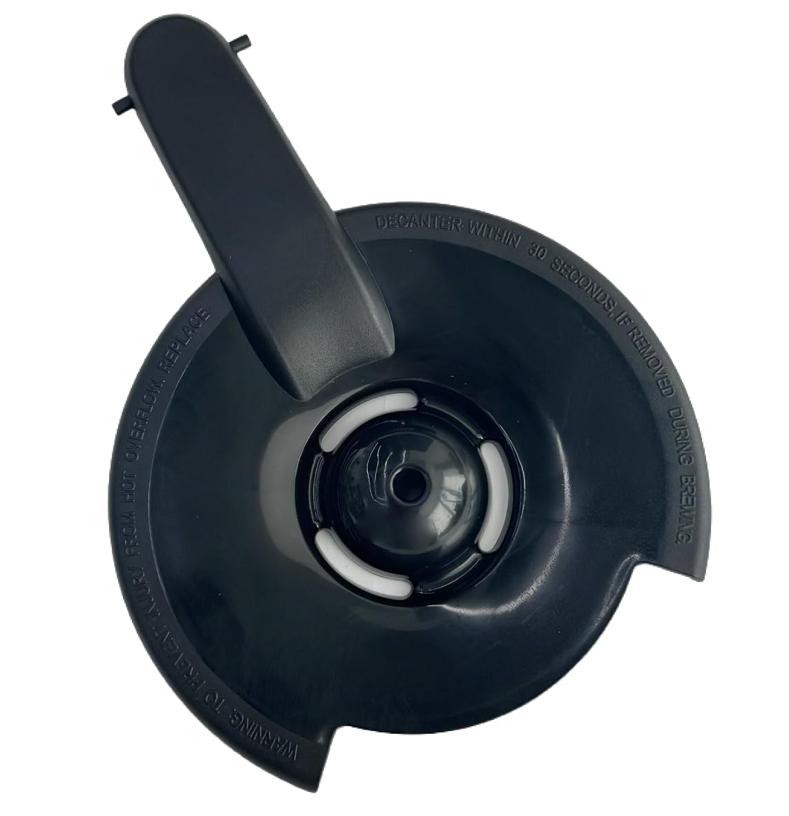 Tolxh #112435-001-000 Black Carafe Lid #BVMC-CHX21 BVMC-CHX21 BVMC-CHX23 BVMC-EHX23 BVMC-EHX33 BVMC-EHX33CP BVMC-PJX23 BVSB-TGX23 BVSB-TGX24 Quality Durable New Replacement Parts for Mr Coffee