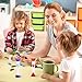 WSSROGY 8 Pack Colorful Hourglass Sand Timer Set for Kids, 20Sec 30Sec 1Min 2Min 3Min 4Min 5Min 10Min for Kids Toothbrush Games Classroom Home