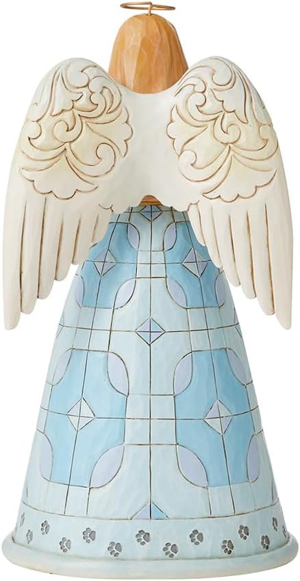 Enesco Jim Shore Heartwood Creek Rainbow Bridge Pet Bereavement Angel Figurine- Stone Resin Hand Crafted Painted Collectible Decorative Figurines Home Decor Pet Memorial Statue, 9.7 Inch - Image 3