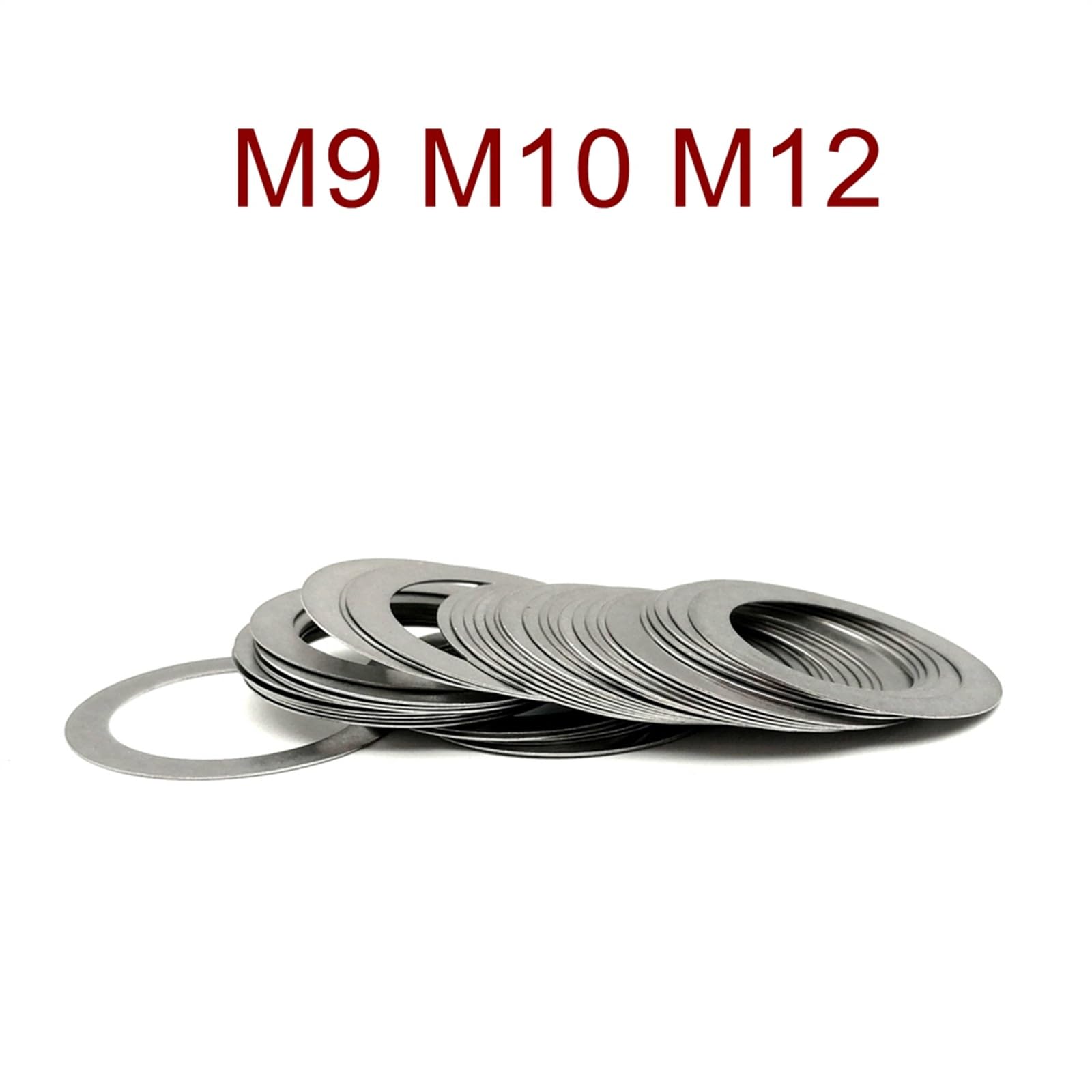 Rondelles, M12 mm x 20 mm d'épaisseur 0,1/0,2/0,3/0,5/0,8/1,0 mm Joint de réglage de haute précision Cale ultra fine(12x20x0.2)