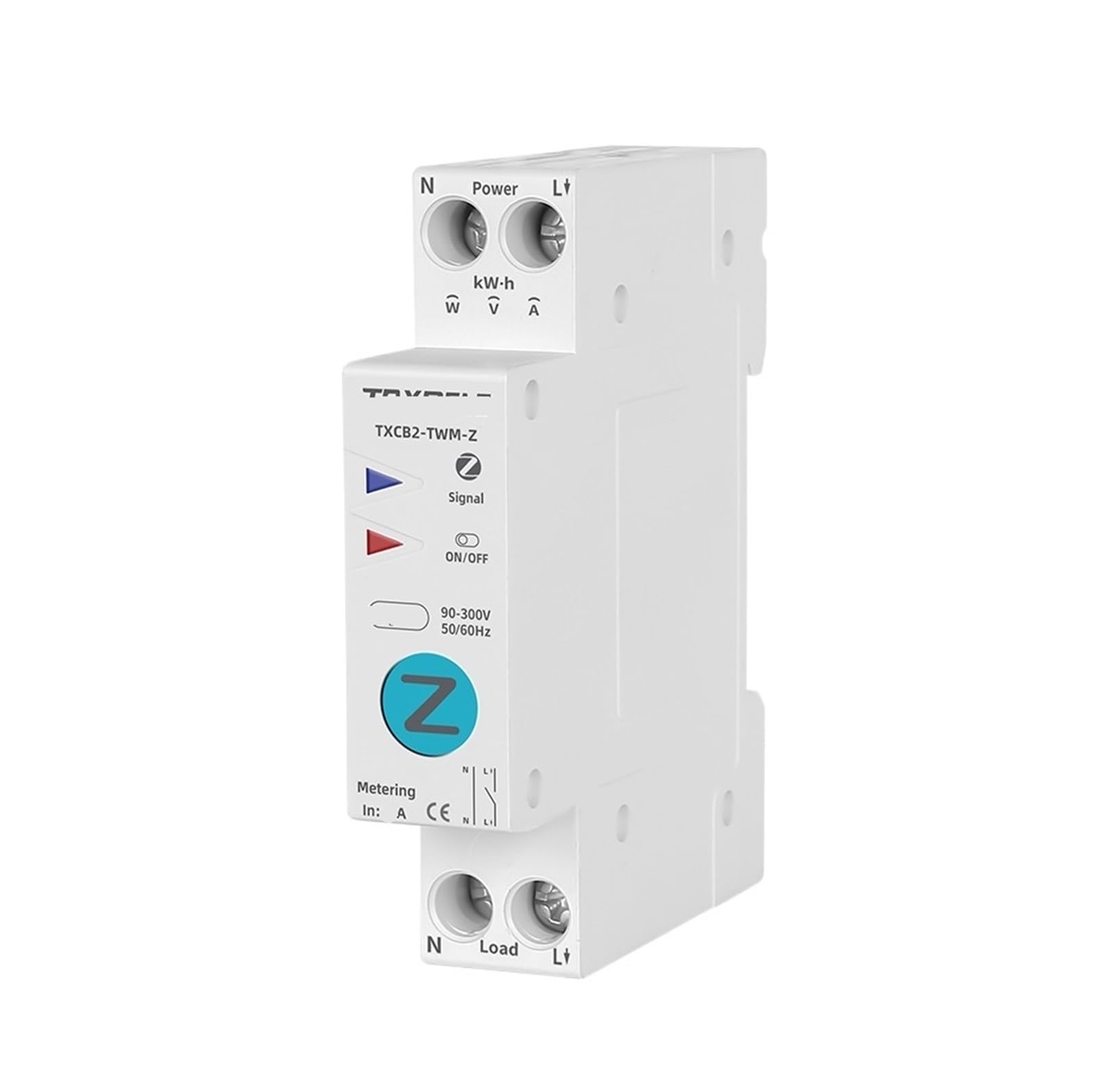 JNVFTCUX TXCB2-TWM-Z Metering Intelligent Circuit Breaker Switch 1P 63A Energy Meter KWh Remote Control Relay Timer(32a)