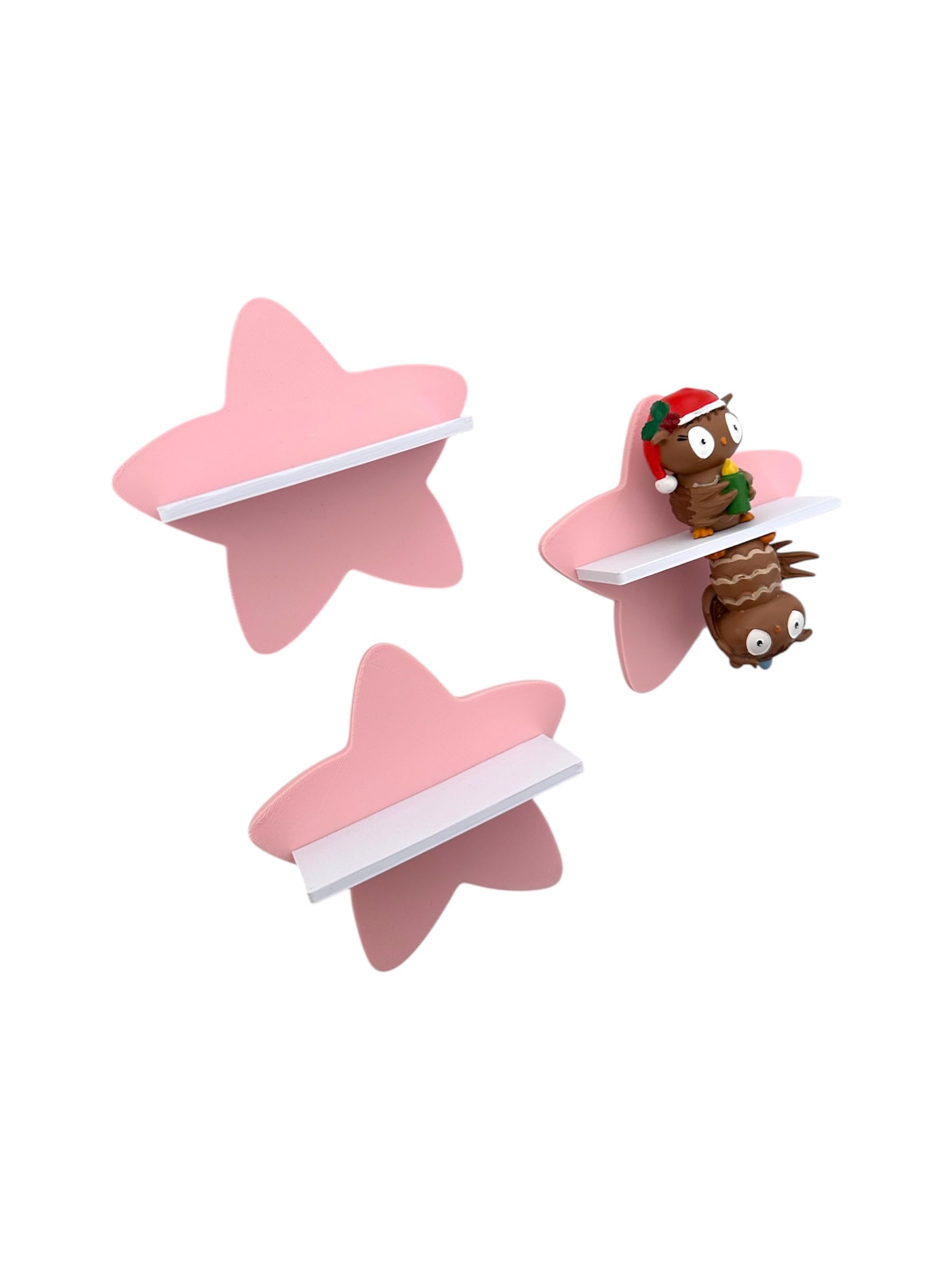 PsGreen Mini Star Set of 3 Compatible with Tonie Figures, Tonier Shelf Toniebox Tonie Expansion, Extension Shelf - Image 4