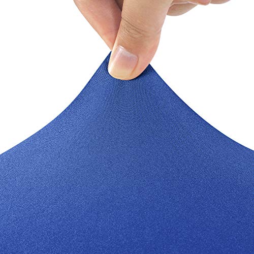 Image of Peomeise 4FT Spandex Table Cover Rectangular Stretch Spandex Tablecloth (Royal Blue,4FT)