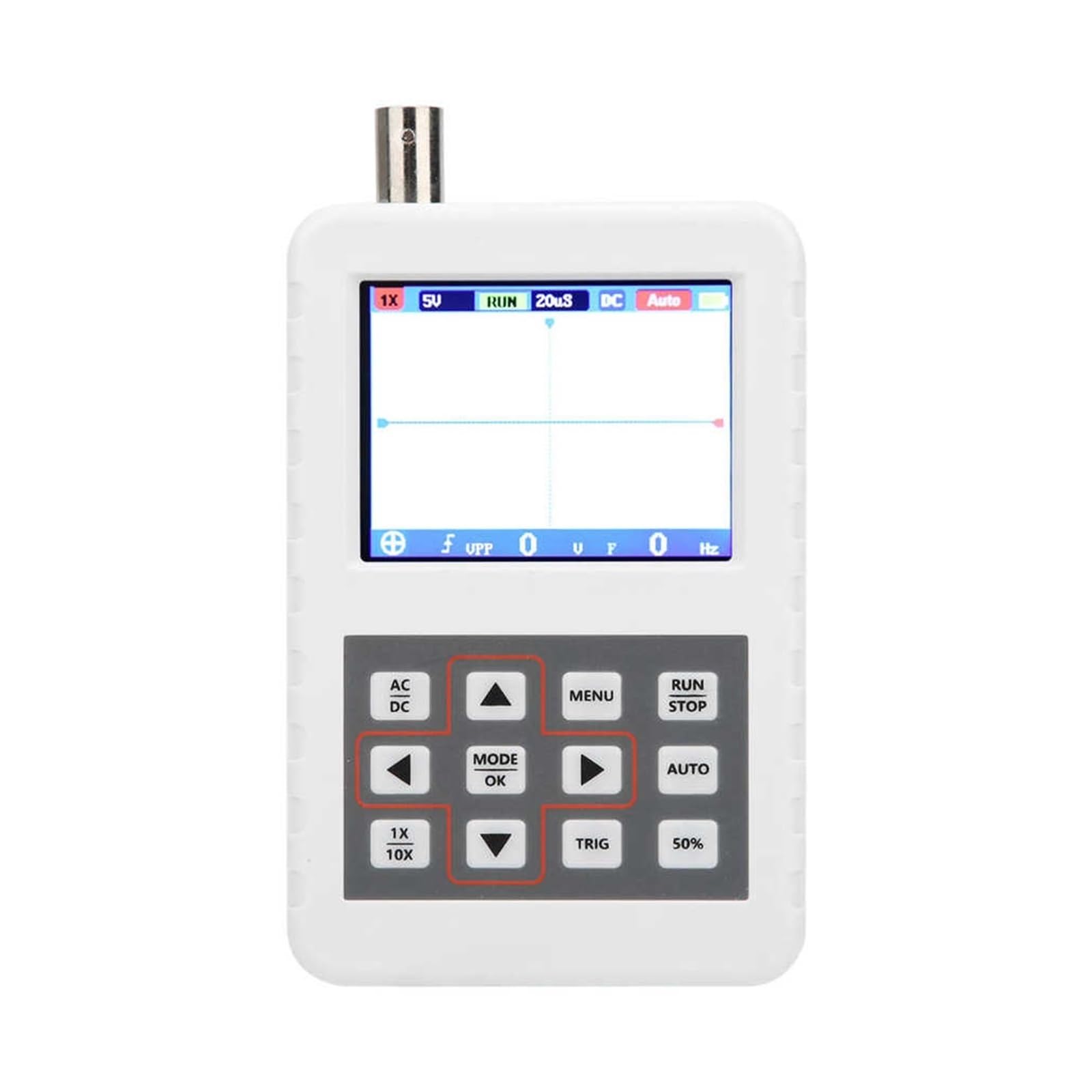 5M 20MSps 5V Osciloscopio digital de mano Pantalla LCD de 2,4 pulgadas Identificación rápida
