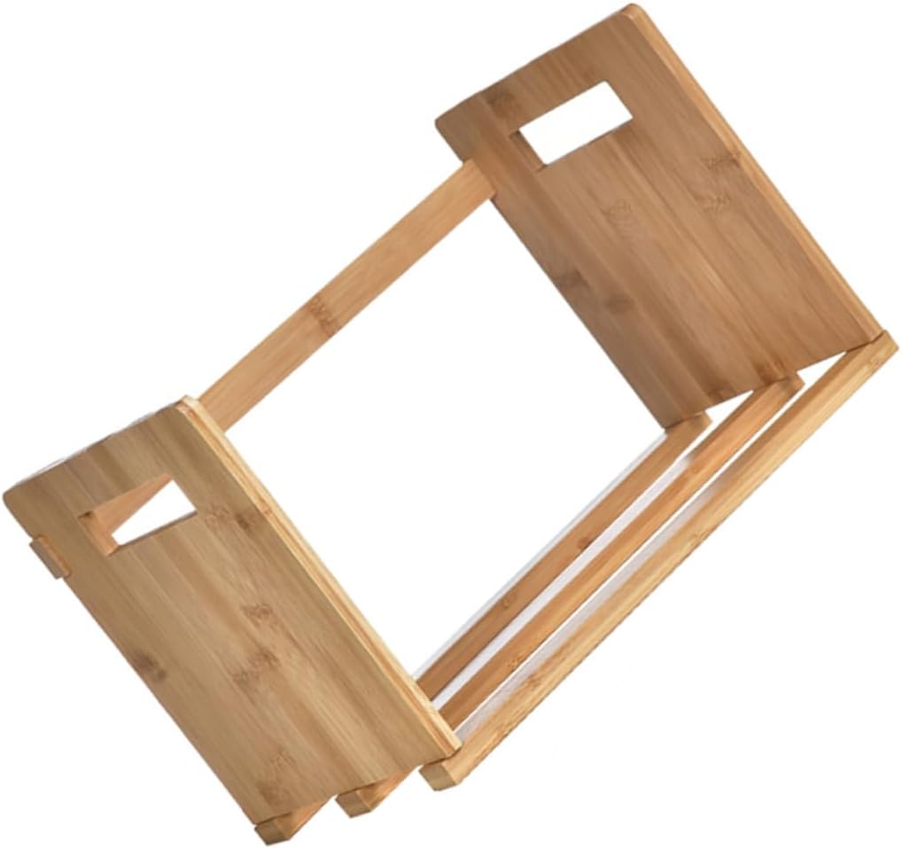 NUOBESTY 1pc Retractable Bookend Desktop Book Shelf Organizer for Home Office Polished for Safety Stylish Desktop Decor Space-Saving Storage