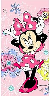 Jerry Fabrics Disney Minnie Mouse Bath Towel 70 x 140 cm, Multicoloured