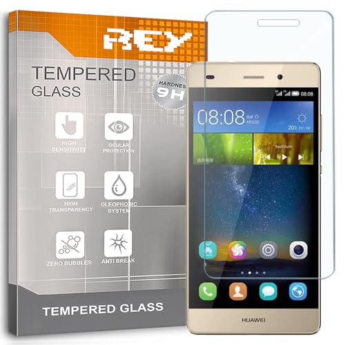ELECTRÓNICA REY Pellicola salvaschermo per Huawei P8 Lite Smart, Vetro temperato, di qualità Premium