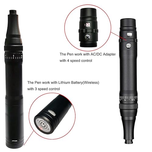 Miniatura 4 de Maquillaje permanente Rotary Máquina de tatuaje para cejas con 10 agujas para cejas labios delineadores de ojos B950b negro