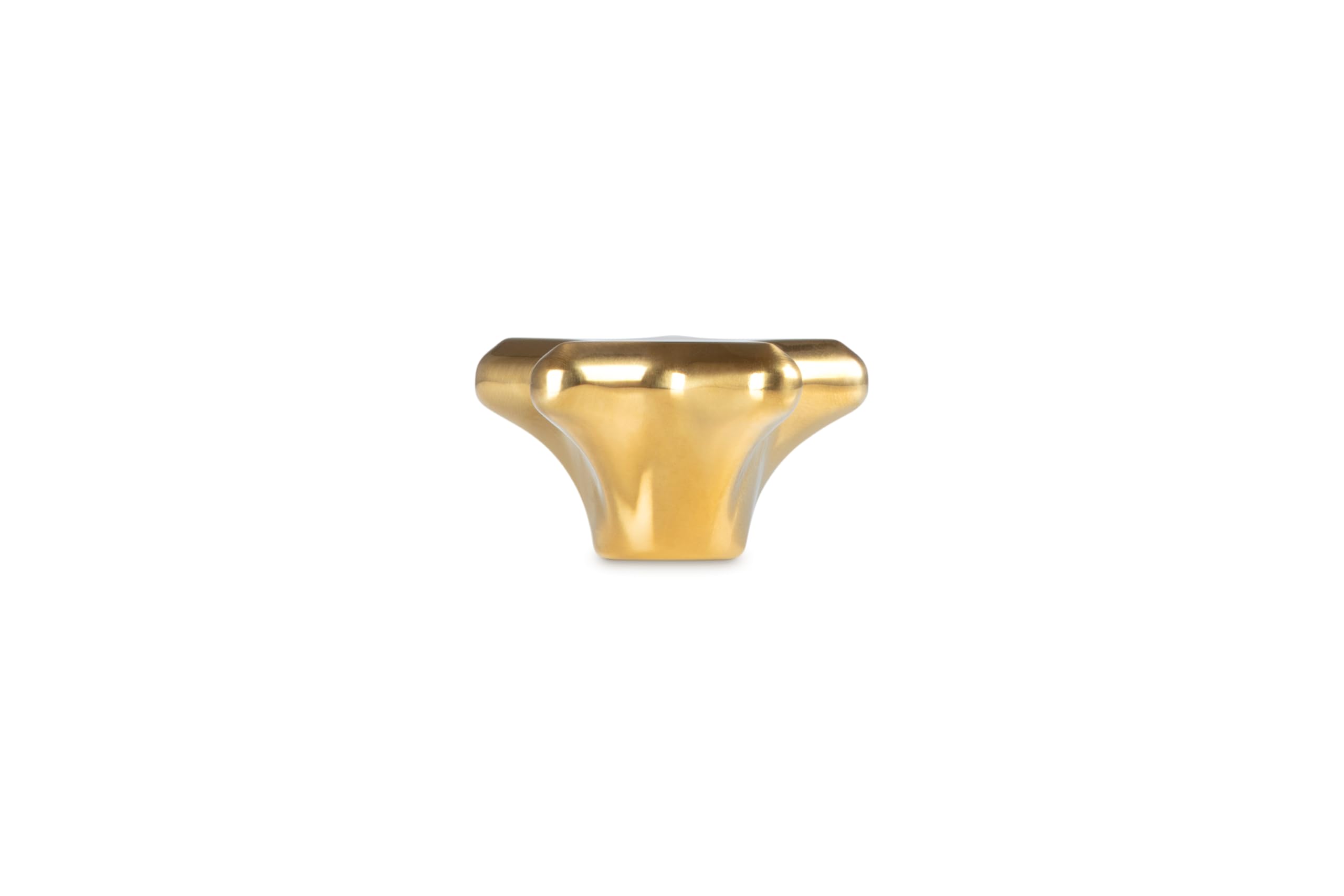 Le Creuset Großer Edelstahlknauf, Sternform, goldfarben