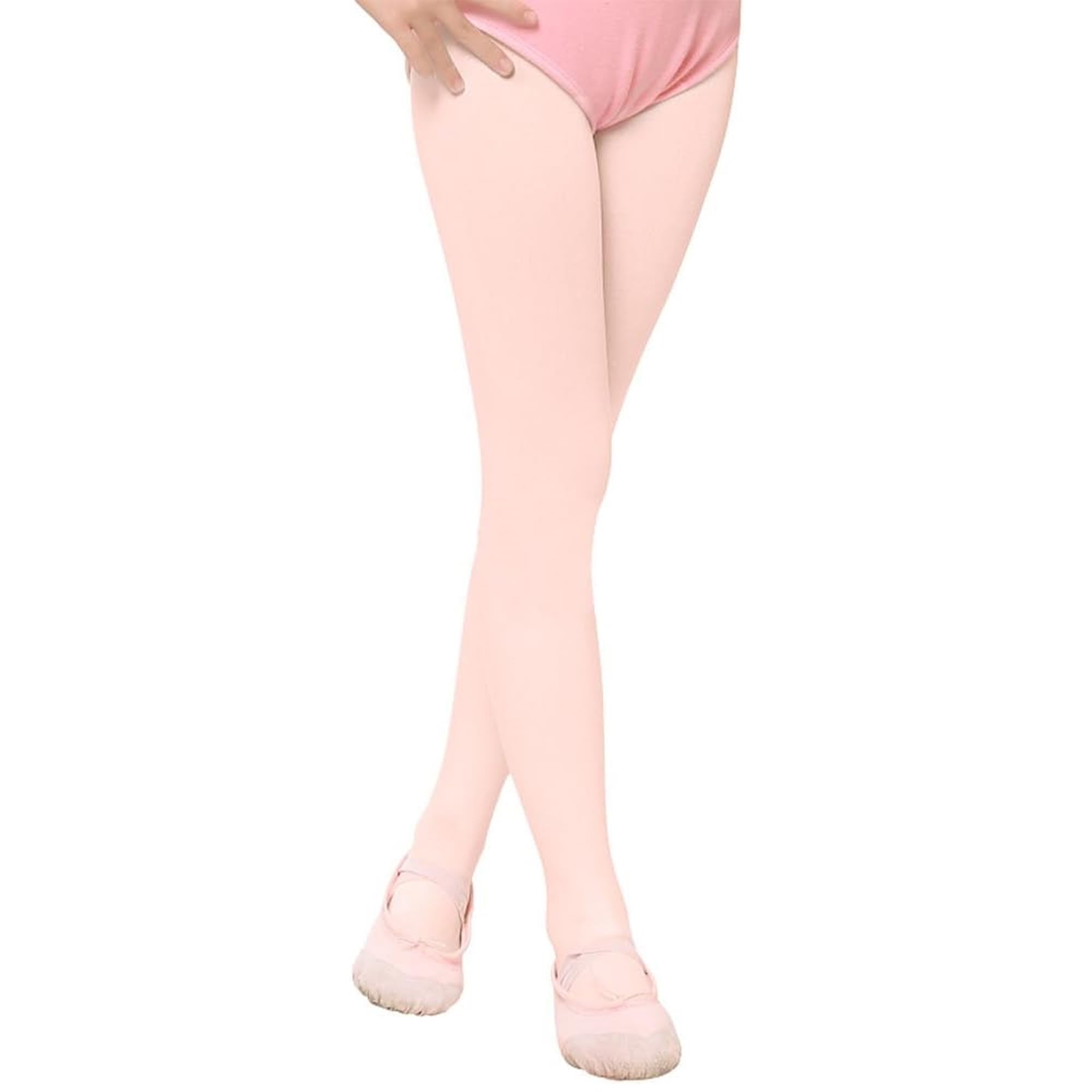 EULANT Medias de Ballet para Niña,90 Den Medias Blancas de Danza,Estirar Grueso Medias Pantys Mujer,Calcetines Ballet Niña para Presentación de Ballet/Clases de Ballet