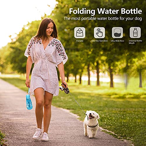 UPSKY Dog Water Bottle Portable Foldable Dog Water Dispenser with Drinking and Feeding Function Lightweight Dog Travel… - Image 6