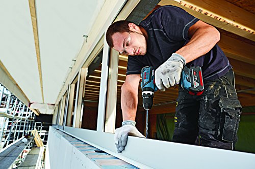 Bosch Clpk251-181 18V 2 Tool Combo Kit With 1/4" And 1/2" Socket Ready Impact Driver And 1/2" Hammer Drill/Driver, Blue #TOP5