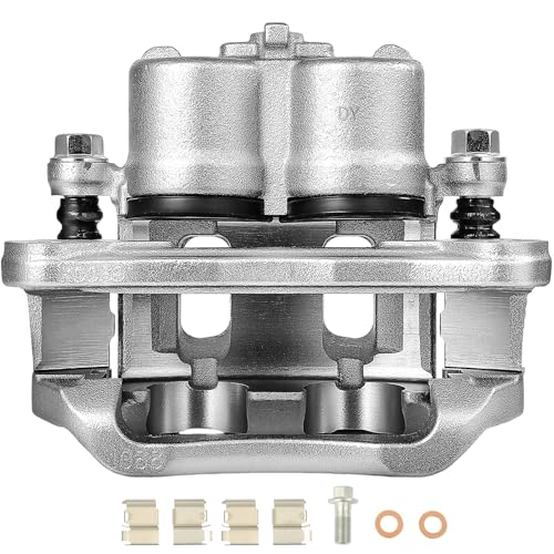 Image of SCITOO 18B5027A Front Right Disc Brake Caliper w /Bracket Fit For Ford For Edge 2007-2010,For Lincoln For MKX 2007-2010, Double Pistons
