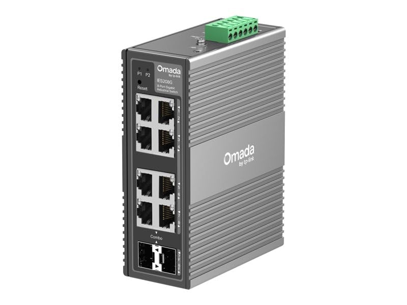 Omada 8-Port Gigabit Industrial Easy Managed Switch - IES208G
