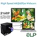 ELP 4K 60fps HDMI Webcam USB3.0 Camera Dual Output Wide Angle 120degree Low Distortion Lightburn_Camera 2X Digital Zoom Webcamera H.264 High Speed USB Security Cameras for Computer TV Monitor