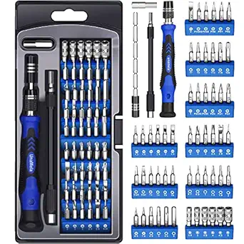 Precision Screwdriver Set with 54 Magnetic Driver Kits , UnaMela 58 in 1 Screwdriver Tool Set, Professional Repair for Phone/ Laptops/Xbox/PS4/Tablets /Computer/Eyeglasses/Camera/Toy