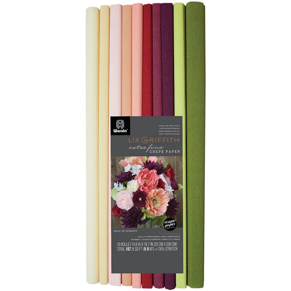 Lia Griffith Extra Fine Crepe Paper - 10 Pack10