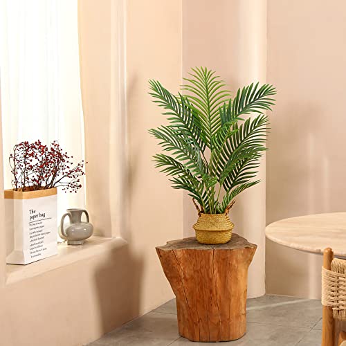 Kunstpflanzen Groß 90cm Künstliche Palme Pflanzen Fake Pflanzen Plastik Kunstpalme Pflanze Deko für Home Wohnzimmer Schlafzimmer(1PACK) – Bild 5