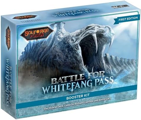 Stoneblade Entertainment SolForge Fusion: Battle for Whitefang Pass Booster Kit, Collectible Card Game Stoneblade Entertainment SolForge Fusion: Battle for Whitefang Pass Booster Kit, Collectible Card Game