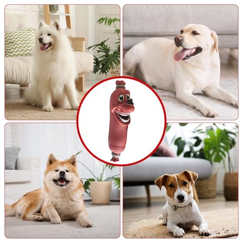 Quietschendes Hundespielzeug | Interaktives Hundespielzeug | Robustes und langlebiges interaktives Hundespielzeug für interaktive Spiele, interaktives Hundespielzeug mit Quietschgeräuschen-4