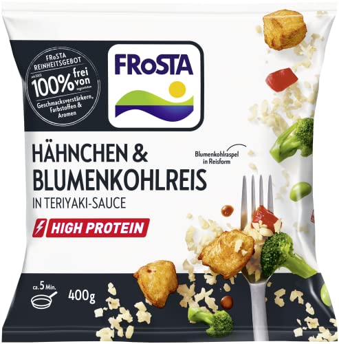 FRoSTA Hähnchen & Blumenkohlreis in Teriyaki-Sauce/ High Protein (Tiefgefroren)