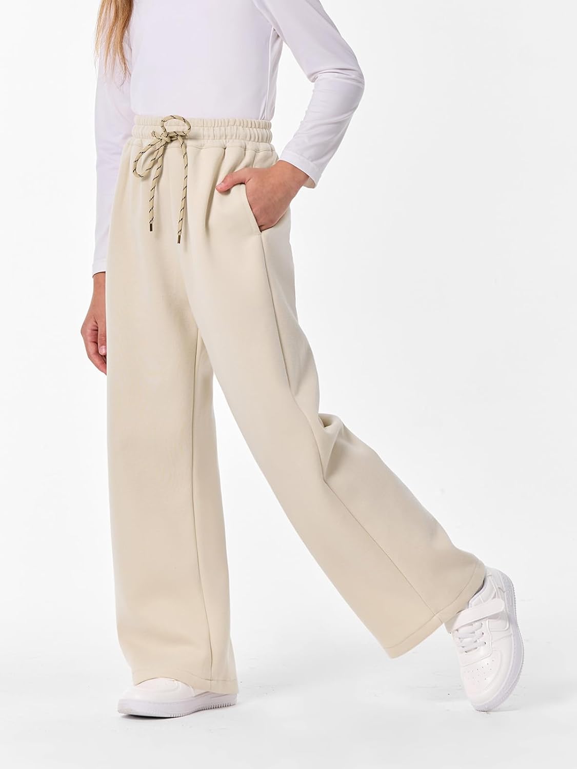 Girls Straight Leg Sweatpants Baggy Sweatpants Teen Girls 5-14Y - Image 2