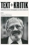  Wolfgang Hildesheimer (TEXT+KRITIK 89/90)