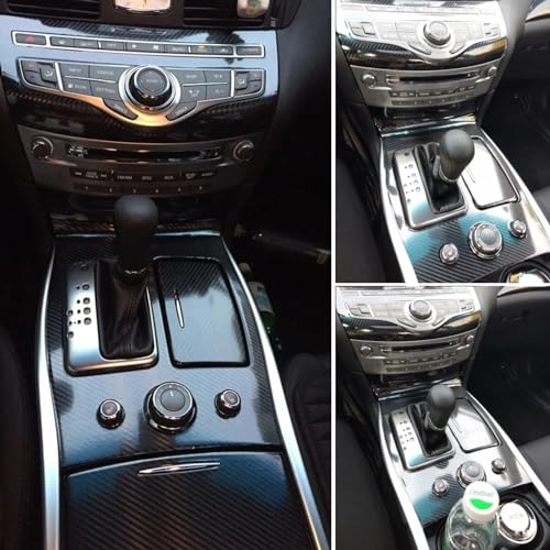 Autocollant fibre de carbone Infiniti Q70 M37 M25 look intérieur chic - 3