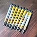 8PC Bee Pens Bumblebee Pen Yellow Purple Bumble Bee Hive Honeycomb Summer Spring School Supplies Gifts Bulk Theme Party Favors Office Work Desk Items Stationary Decor Accessories for Adults Kids