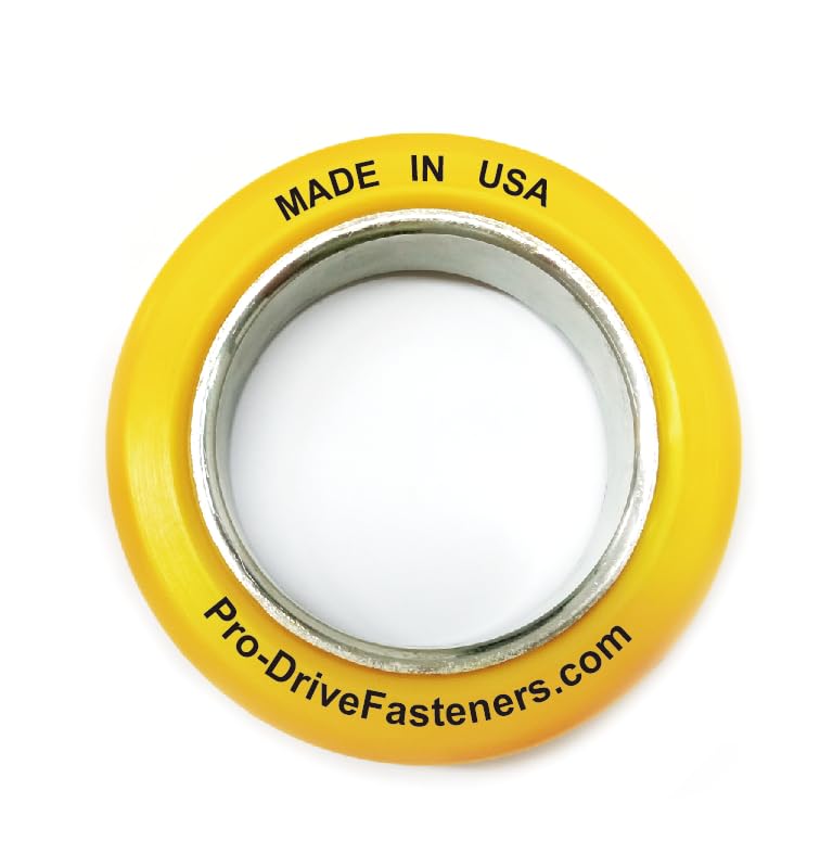 Pro-Drive - Tapping Ring for Flooring Installation – Non-Marring Precision Alignment Tool – Made in USA (Yellow)