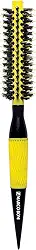 Marco Boni Escova Profissional Térmica Cerâmica 36 mm Amarela - Ideal Para Modelar e Alisar Cabelos, Reduz Frizz e Aumenta o Brilho, Design Ergonômico e Durável