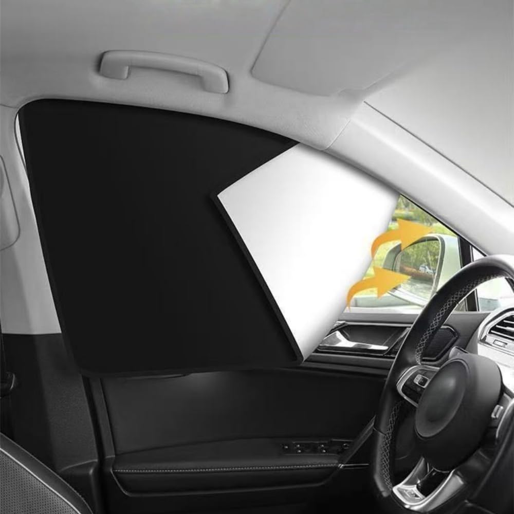 Tendine Parasole Auto Bambini per Smart Crossblade 2001-2006, Parasole per Finestrini Auto Protezione Solare Auto Tende Oscuranti Vetri Auto Parasole de Auto Magnetiche,A