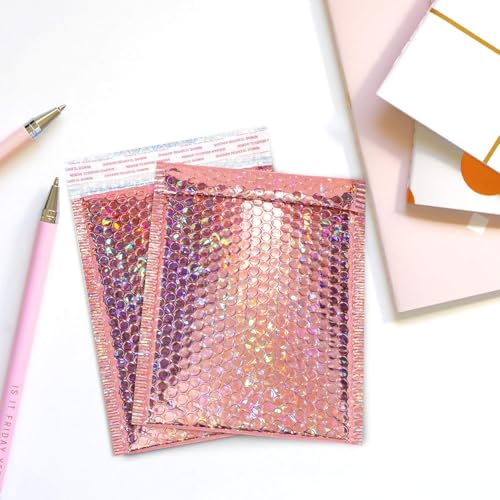 Enveloppes de coussin or rose pour expédition de bijoux et commandes e-commerce - 7