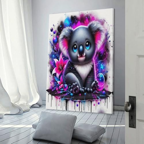 Tableau Koala Mignon Décoration Murale pour Chambre d'Enfant