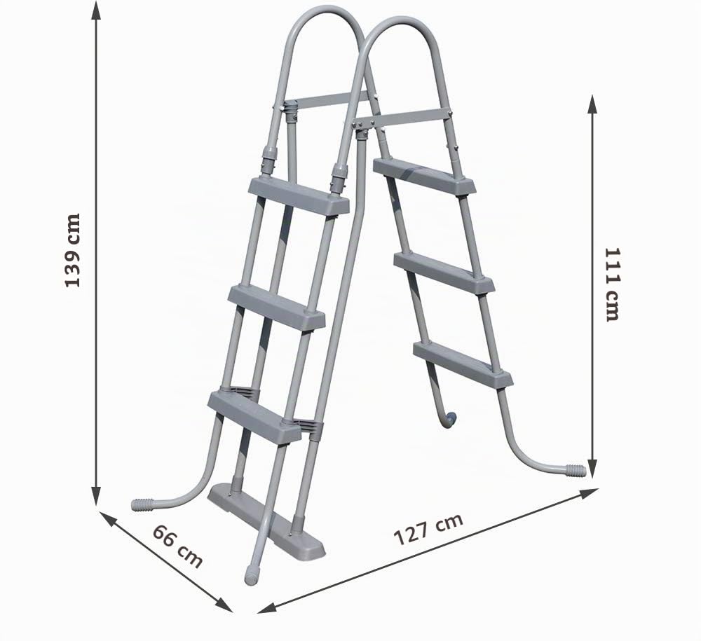 Bestway 58330 Scaletta di Sicurezza per Piscine, 107 cm