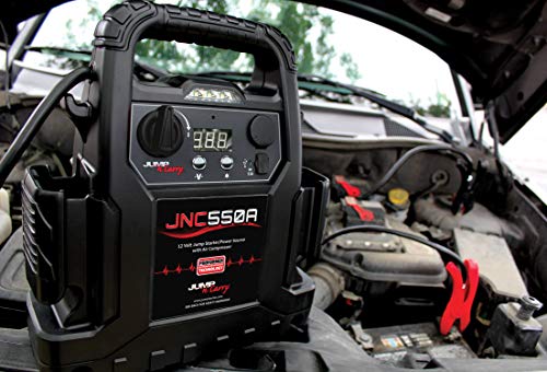 Clore Automotive Jump-N-Carry JNC550A 1100 Peak Amp Jump Starter with Air Compressor , Black - Additional View