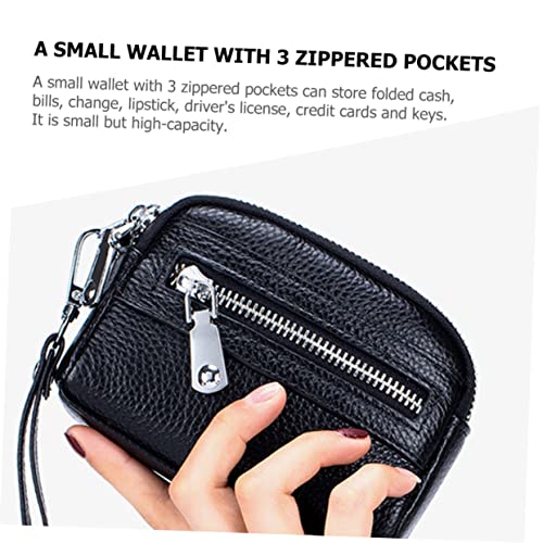 Double Zipper Wallet for Women Versatile Coin Storage Pouch Convenient Card Bag Portable Cash Holder for Daily Use Travel Shopping and Gifting4