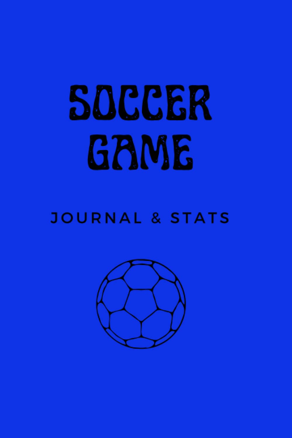 Soccer Game Journal and Stats (Statistics), Blue