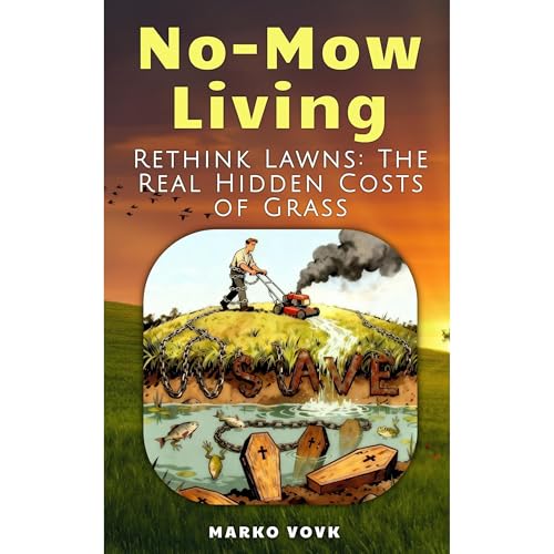 No-Mow Living Audiolibro Por Marko Vovk arte de portada