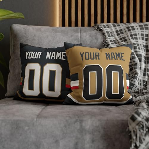 Image of ANTKING Vegas Throw Pillow Personalized Custom Any Name and Number for Men Women Boy Gifts