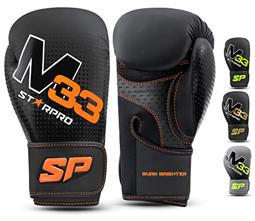 Starpro M33 Adult Boxing Gloves - Strong Punches & Everlasting – Kickboxing, Sparring & Training Gloves For Men And Women - Many Colors & Sizes #TOP1