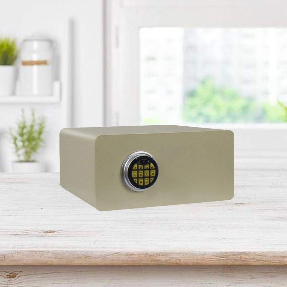 Sicurezza Cassaforte Elettronica Digitale ad Alta Sicurezza per la casa INC Casseforti per armadietti per Documenti d'identità Documenti A4 Computer Portatili Gioielli con Chiave di Emergenza Doppia