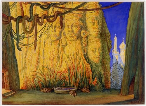 Tableau Leon Bakst pour habiller un mur vide avec une grande toile de ballet 60x90