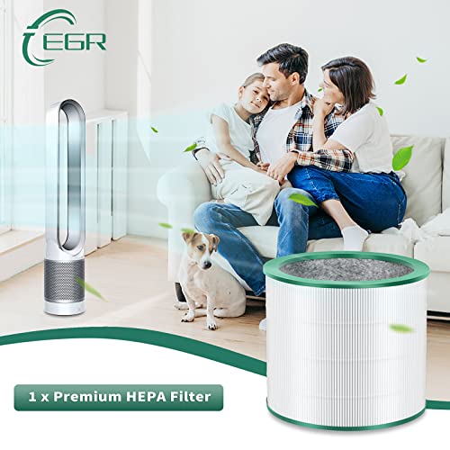 360° Glass Hepa Filter Replacement For Dyson Pure Cool Link Tp01, Tp02, Tp03, Am11, Bp01 Tower Air Purifier & Fan, Compare To Part # 968126-03 #TOP5