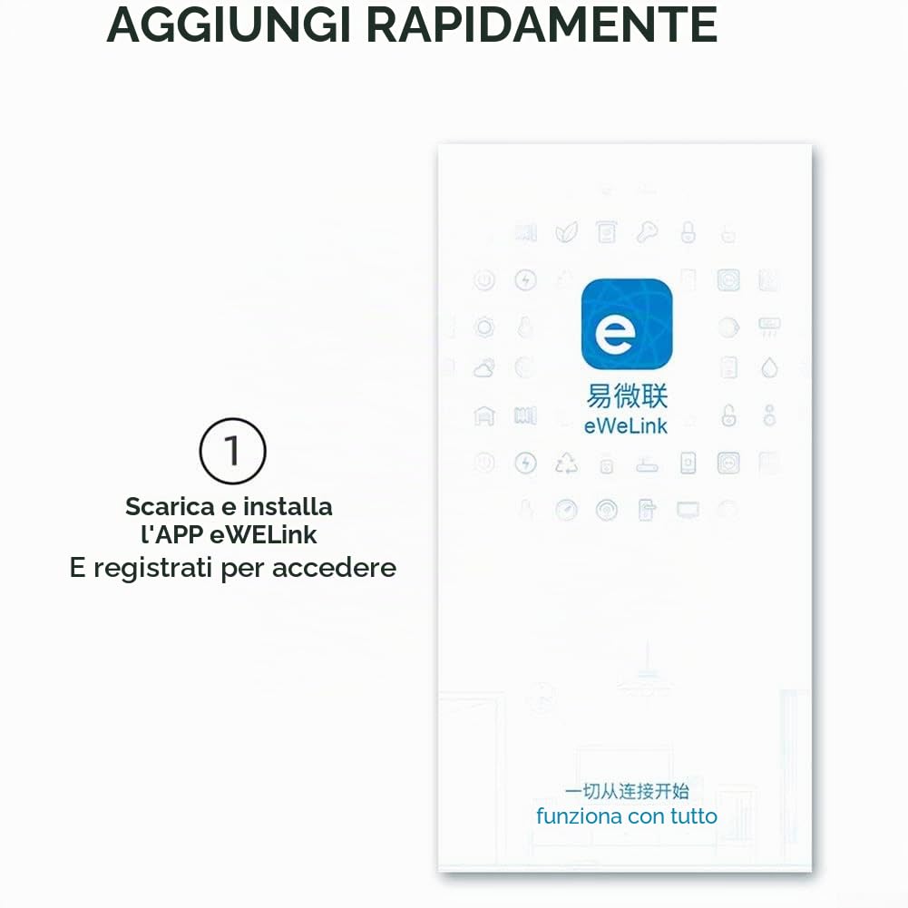 63A WIFI Interruttore per Ewelink APP WIFI Interruttore Intelligente 2P 63A DIN ​Rail Smart Switch Remote