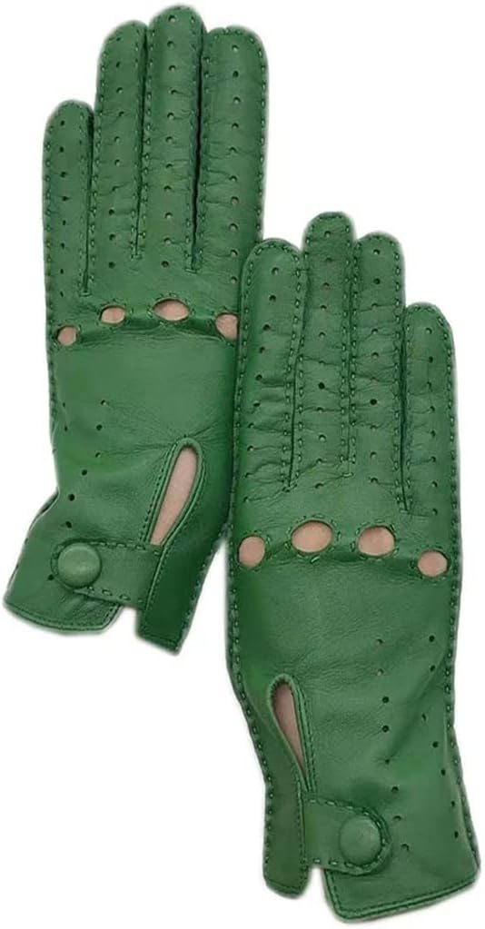 Spring Ladies Wrist Leather Gloves Driving Driving Fall Motorcycle Riding Outdoor Gloves