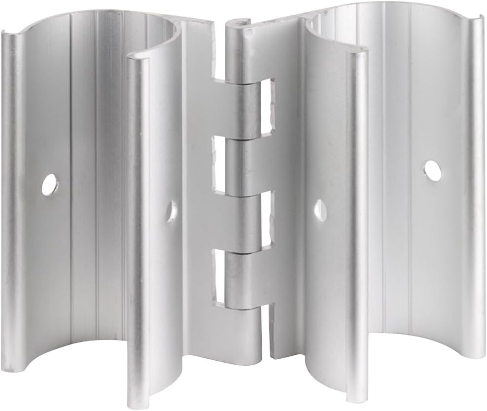 Aluminum SnapOn Hinge for PVC Doors Vents or Gates (3/4
